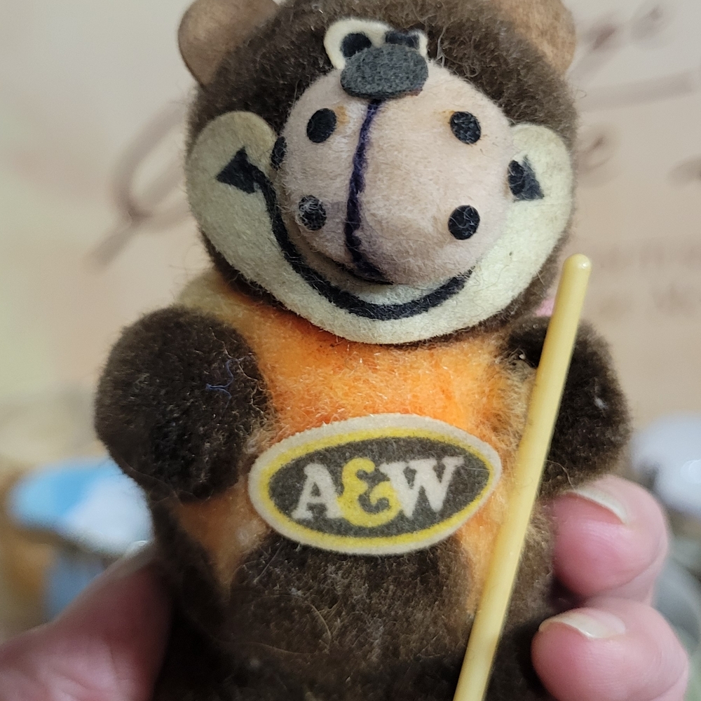 A&W Bear Vintage Christmas Ornament